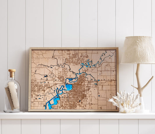 Custom city map. Cualquier ciudad grabada en madera y cortada a laser. World map on laser cut wood. Mapa personalizado ciudad