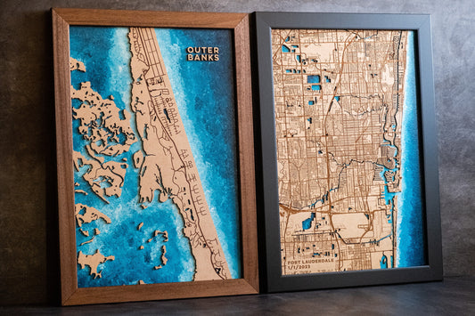 Cualquier arte de madera personalizado de lago, mapa de lago personalizado en 3D, elija su diseño, arte de madera, decoración de lago, letreros de lago de arte de pared de madera en decoración de pared de madera